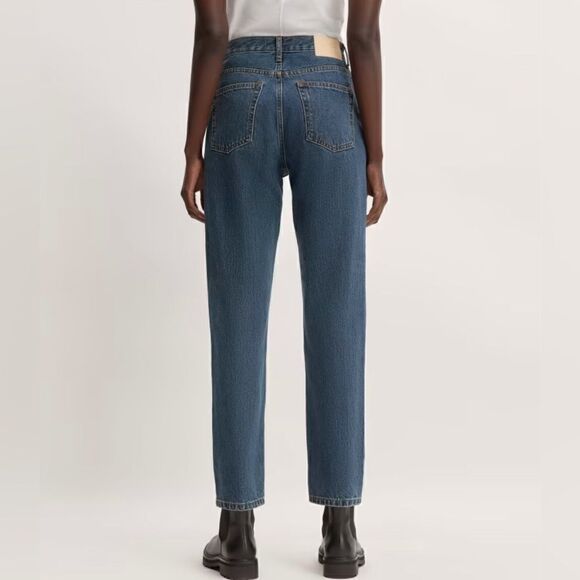 Everlane NWT Women’s 90’s Cheeky High Rise Button Fly Straight Leg Jeans Size 23 - Picture 2 of 11